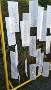 Installation von Bettina Bradt Rinteln