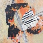 Ausschnitt von Bettina Bradt Collagen Mixed Media