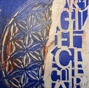 Collage mit Gelli Druck Bettina Bradt Druck und Paper Art