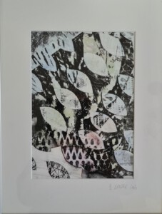 Collagraphie aus Serie von Bettina Bradt Druck und Paper Art