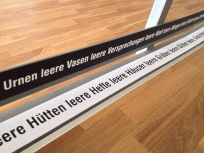 Bettina Bradt Installationen